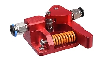 Screenshot showing an example of the aluminum version of the Ender 3 extruder that often fails.
